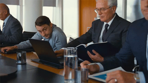 Cat And Monkey Holding Dell Laptop GIF
