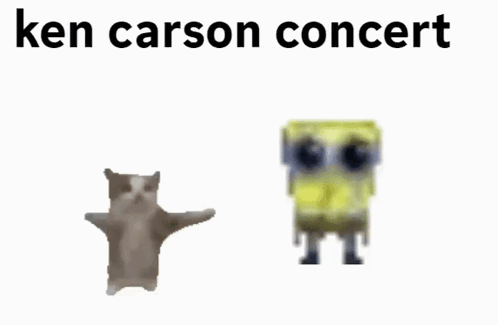 Cat and Spongebob at Ken Carson Concert
