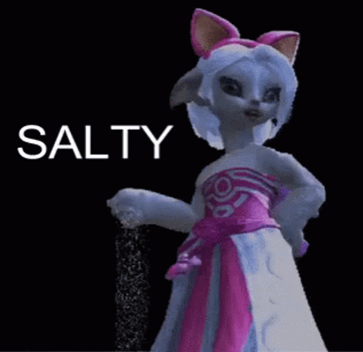 Cat Animation Salt GIF