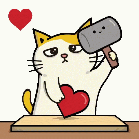 Cat Breakin His Heart GIF