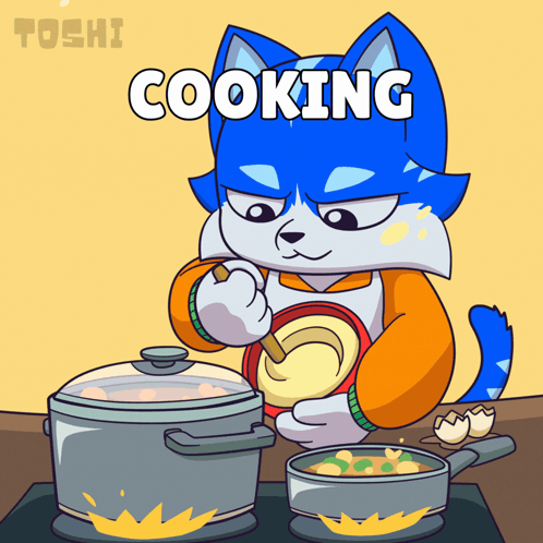 Cat Cooking