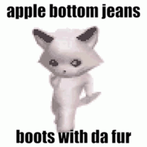 Cat Dance Apple Bottom Jeans Boots With Fur GIF