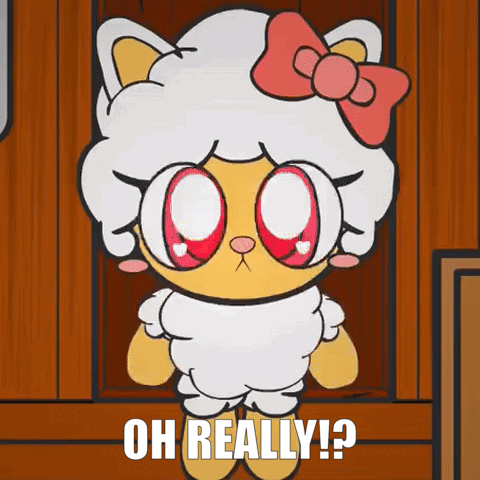 Cat Dressed As Sheep Saying Oh Really GIF