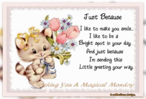 Cat Feeling Better Quote GIF