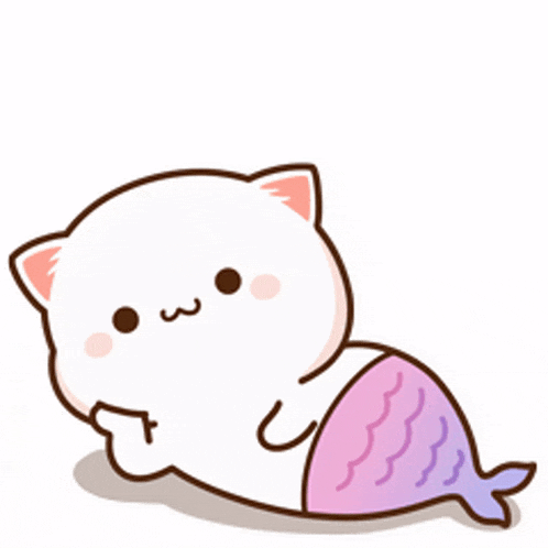 Cat Fish Mermaid Gif GIF
