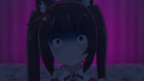 Cat Girl Making Funny Face GIF