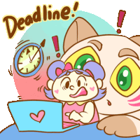 Cat Girl Sticker GIF