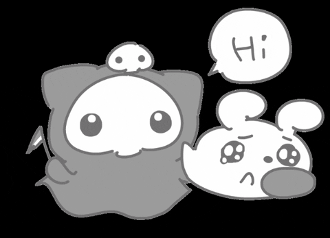 Cat Grim Reaper Hi GIF