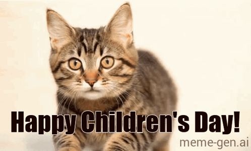 Cat Happy Children's Day