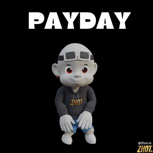 Cat Holding Money It's Payday GIF
