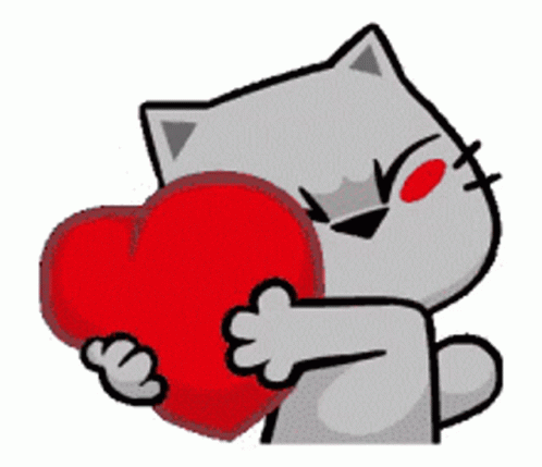 Cat Holding Red Boxing Glove GIF