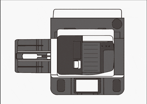 Cat Image Copy Machine GIF