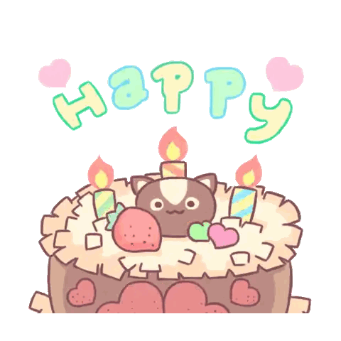 Cat in Bow Tie With Birthday Cake