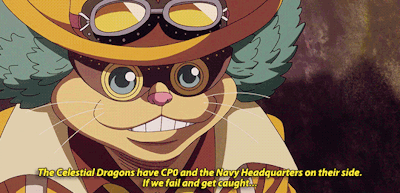 Cat in Hat and Goggles Saying The Celestial Dragons Have CPU and the Navy Headquarters on Their Side