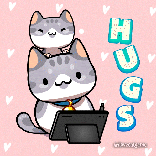 Cat in Heart Saying You Found A Way Into My Heart