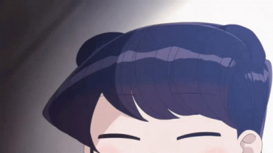 Cat Komi Can't Communicate GIF