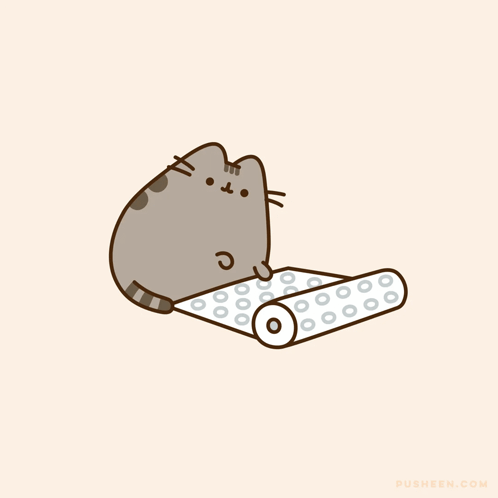 Cat Laying on Roll of Paper Towels