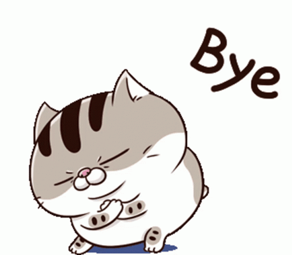 Cat Lin Sticker Bye Bye Gif | Gifdb.Com