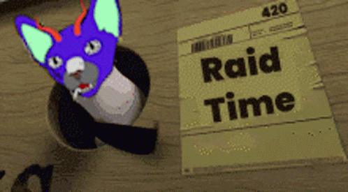 Cat On Penguin Raid Time GIF