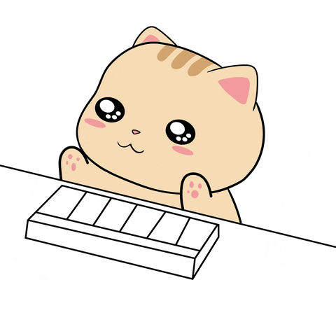 Cat Piano On Her Gentle Adventure GIF