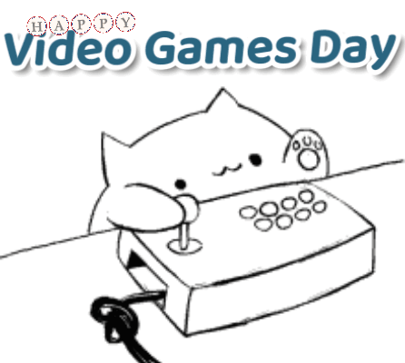 Cat Playing Video Games