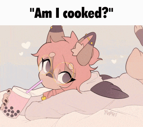 Cat Saying Am I Cooked GIF