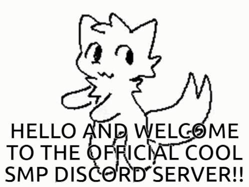 Cat Saying Hello Welcome Cool SMP Discord Server