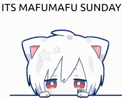 Cat Saying Its Mafumafu Sunday