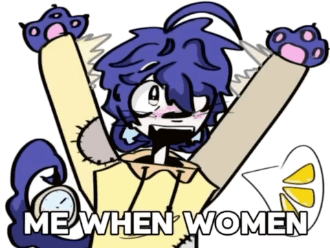 Cat Saying Me When Women