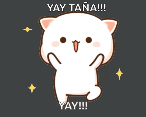 Cat Saying Yay Tana