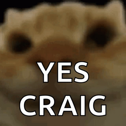 Cat Saying Yes Craig