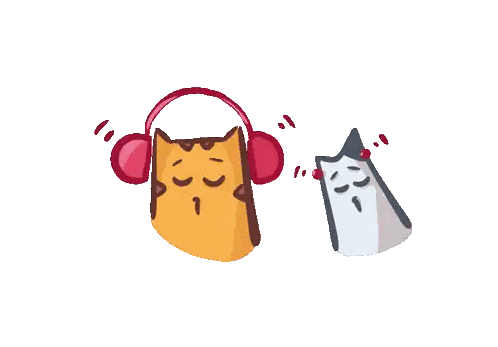 Cat Singing with Headphones