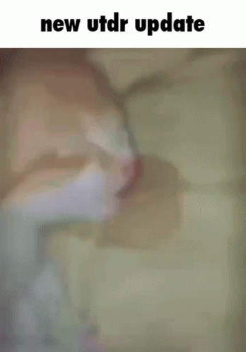 Cat Sleeping on Bed Saying New Utdr Update