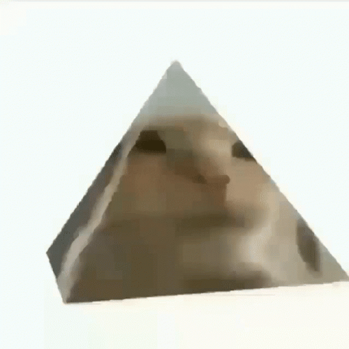 Cat Vibing Pyramid GIF