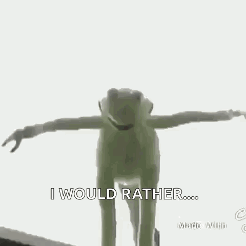 Cat Walking And Saying I Would Rather GIF