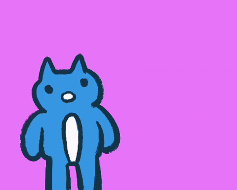 Cat Waving Hello Excuse Me GIF