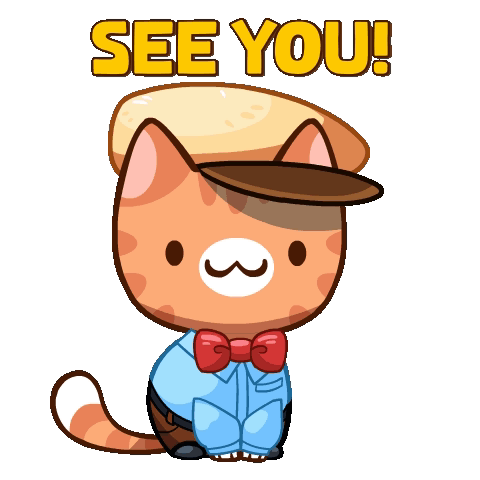 Cat Waving See You Again GIF