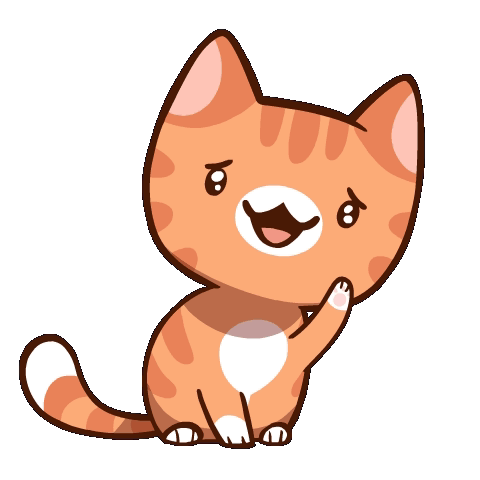 Cat Waving Teary Eyes GIF