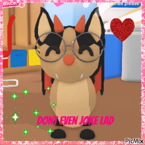 Cat Wearing Glasses and Horns Don't Even Joke Lad