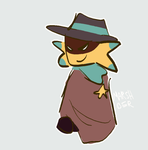 Cat Wearing Hat and Cape Marsh Ger