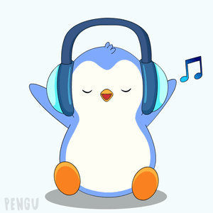 Cat Wearing Headphones With Mouth Open Eyes Closed GIF