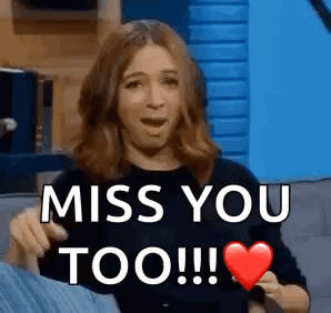 Cat With Big Eyes Lying In Grass Saying I Miss U Too GIF