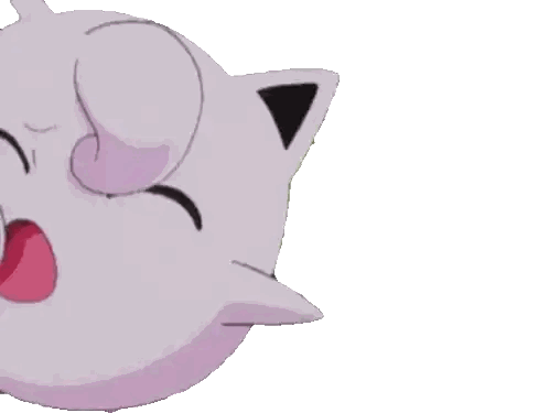 Cat with Eyes Closed and Mouth Open