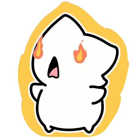 Cat with Flames Coming Out of Mouth