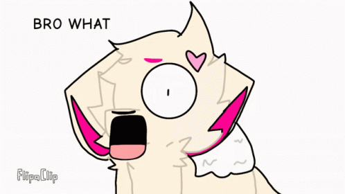 Cat With Heart on Forehead Saying Bro What
