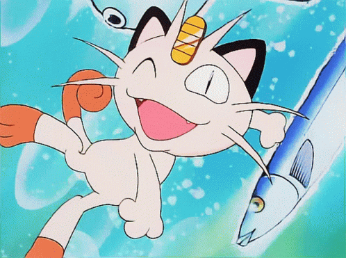 Cat With Horn Holding Fish