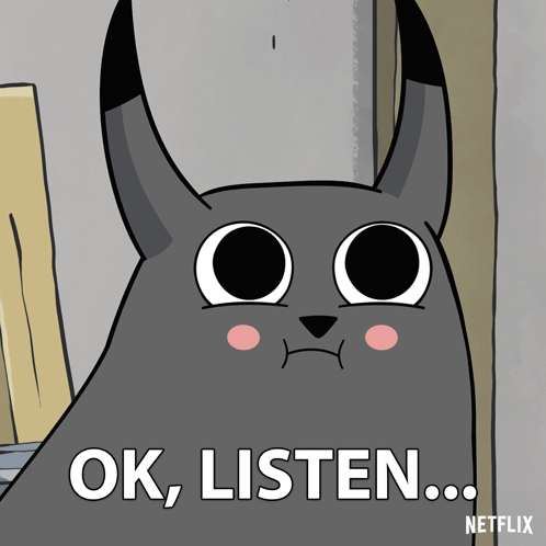 Cat With Horns Saying Ok Listen