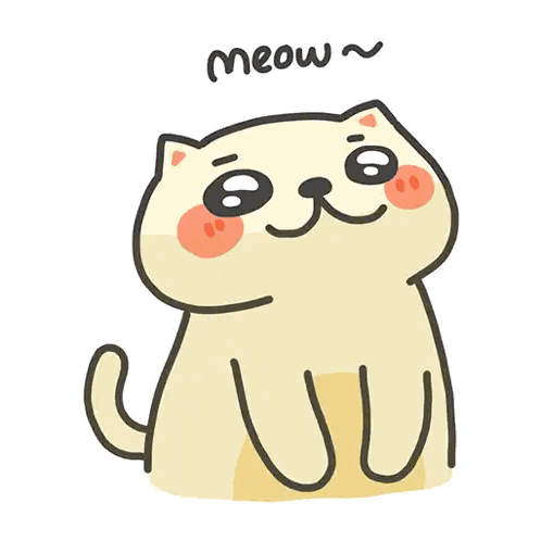 Cat with Open Mouth and Meow