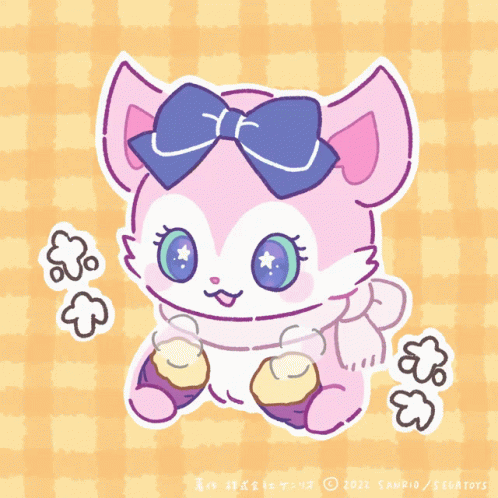 Cat with Purple Bow 2021