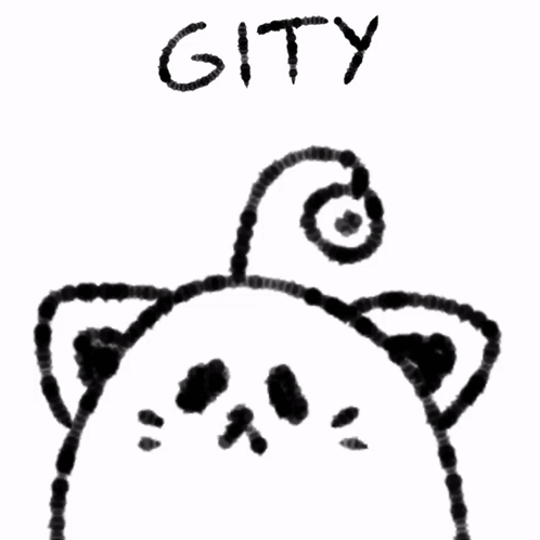 Cat With Word Kitty GIF